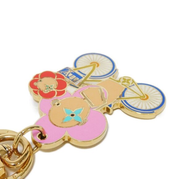 LOUIS VUITTON Black Monogram Keyring - Picture 3 of 11